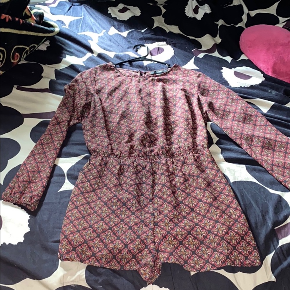 Long sleeve romper